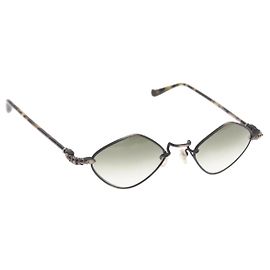 Occhiali da sole Chrome Hearts DIAMOND DOG Ag925 Neri Auth 143049M Nero