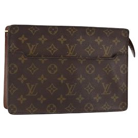 LOUIS VUITTON Pochette Uomo Monogram Borsa a Clutch M51795 LV Auth th6411 Monogramma