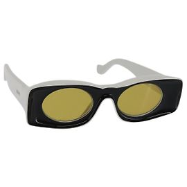 Gafas de sol LOEWE Paula's Ibiza de plástico blancas Auth 145560 Blanco