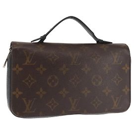 LOUIS VUITTON Cartera Larga Zippy XL Monogram Macassar M61506 Auth LV 145534 Monograma