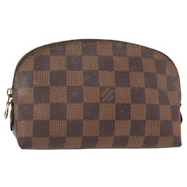 LOUIS VUITTON Kosmetiktäschchen PM Damier Ebene N47516 Auth LV 155421 Damier ebene