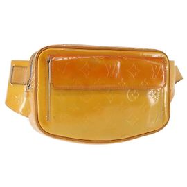 LOUIS VUITTON Gürteltasche Monogram Vernis Fulton Grau M91041 LV Auth 145461 Grau