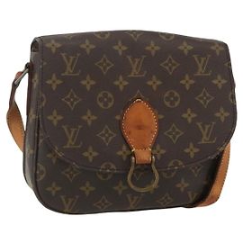 LOUIS VUITTON Bolsa de Ombro Monogram Saint Cloud GM M51242 LV Auth BA8110 Monograma