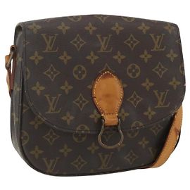 LOUIS VUITTON Bolsa de Ombro Monogram Saint Cloud GM M51242 LV Auth 155260 Monograma