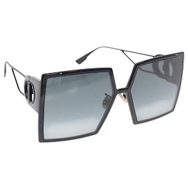 Sonnenbrille Christian Dior Metall Schwarz Auth 151205M Schwarz
