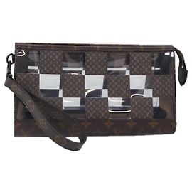 POCHETTE STAND ÉCHECS MONOGRAM LOUIS VUITTON M81588 LV Auth 90498SM Monogramme