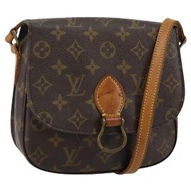 LOUIS VUITTON Borsa a Spalla Monogram Saint Cloud MM M51243 LV Auth 143451 Monogramma