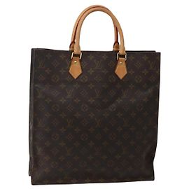 LOUIS VUITTON Bolsa Sac Plat Monogram M51140 LV Auth 143118 Monograma
