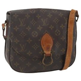LOUIS VUITTON Bolsa de Ombro Monogram Saint Cloud GM M51242 LV Auth fm4946 Monograma