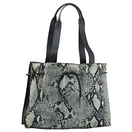 Borsa Tote GUCCI in tela e pelle nera Auth 156891 Nero