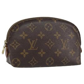 LOUIS VUITTON Pochette Cosmética Monogram PM Pouch M43998 LV Auth BA8735 Monograma