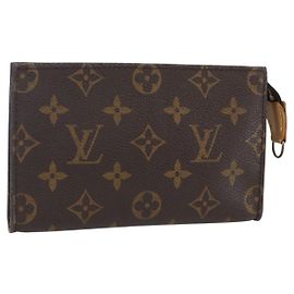 LOUIS VUITTON Monogram Bucket PM Accessory Pouch LV Auth 159692 Monogram