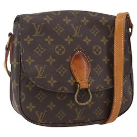 LOUIS VUITTON Monogram Saint Cloud GM Schultertasche M51242 LV Auth 156757 Monogramm