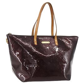 LOUIS VUITTON Bolsa Tote Bellevue GM Monogram Vernis Amarante M93589 Auth ka612 Burdeos