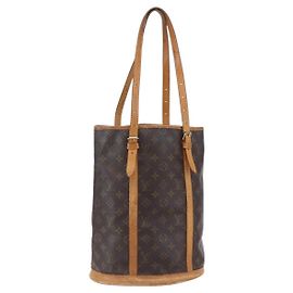 LOUIS VUITTON Bolsa de Ombro Monogram Bucket GM M42236 LV Auth 152768 Monograma
