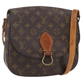 LOUIS VUITTON Bolsa de Ombro Monogram Saint Cloud GM M51242 LV Auth bs31698 Monograma