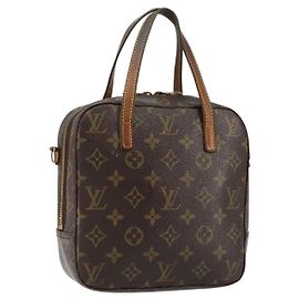 LOUIS VUITTON Bolsa de Mão Monogram Spontini M47500 LV Auth yk19607 Monograma