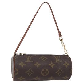 LOUIS VUITTON Monedero Papillon Monograma LV Auth 153321 Monograma