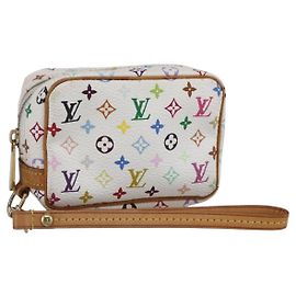 LOUIS VUITTON Monogram Multicolor Wapity Tasche Weiß M58033 Auth 153583 Weiß