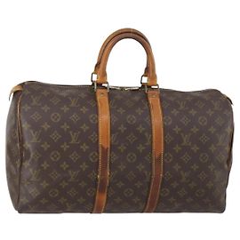 LOUIS VUITTON Bolsa Boston Monogram Keepall 45 M41428 LV Auth bs29404 Monograma