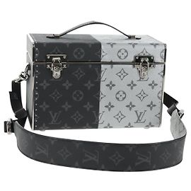 LOUIS VUITTON Sac Mini Box Trunk Split Monogram Eclipse M21022 LV Auth 141164SM Monogramme