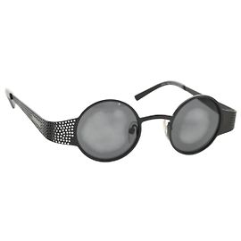 PRADA Sunglasses metal Black SPR511 Auth 150604V Black