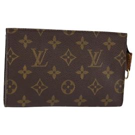 LOUIS VUITTON Monogram Bucket PM Accessory Pouch LV Auth BA7528 Monogram