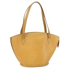 LOUIS VUITTON Bolsa de Compras de Hombro Epi Saint Jacques Amarilla M52269 Auth 152336 Amarillo