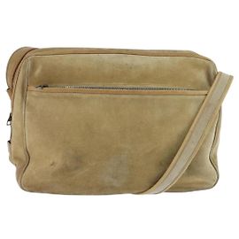 Sac à épaule LOUIS VUITTON Suède Beige LV Auth bs30621 Beige