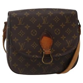 LOUIS VUITTON Bolsa de Ombro Monogram Saint Cloud GM M51242 LV Auth 142884 Monograma