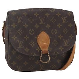 LOUIS VUITTON Monogram Saint Cloud GM Shoulder Bag M51242 LV Auth BA8291 Monogram