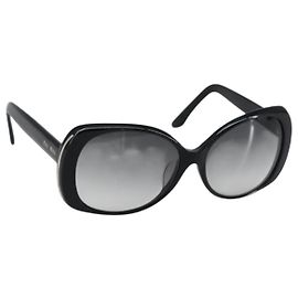 Miu Miu Sunglasses Plastic Black Auth yk19617 Black