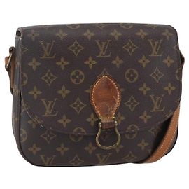 LOUIS VUITTON Bolsa de Ombro Monogram Saint Cloud GM M51242 LV Auth ep12183 Monograma