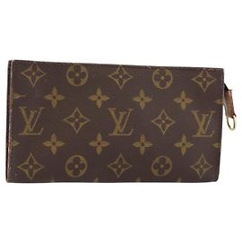LOUIS VUITTON Monogram Bucket GM Accessory Pouch LV Auth th6540 Monogram