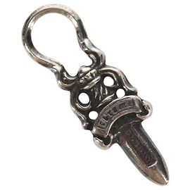 Chrome Hearts Dagger Pendant Top Charm Ag925 Silver Auth 152465M Silvery
