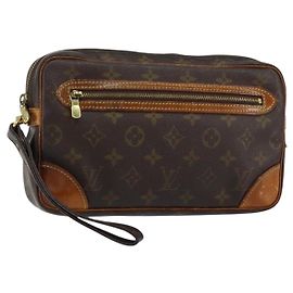 LOUIS VUITTON Pochette Marly Dragonne GM Monogram M51825 LV Auth 150235 Monogramme