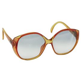 Gafas de sol Christian Dior de plástico naranja Auth SW1667 Naranja