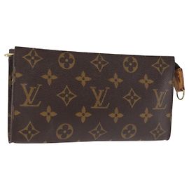 LOUIS VUITTON Monogram Bucket GM Accessory Pouch LV Auth 145528 Monogram