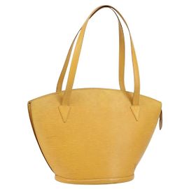 LOUIS VUITTON Bolsa de Compras de Hombro Epi Saint Jacques Amarilla M52269 Auth 144283 Amarillo