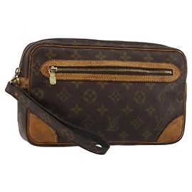 LOUIS VUITTON Monogram Marly Dragonne GM Clutch Bag M51825 LV Auth am9337 Monogram