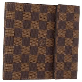 LOUIS VUITTON CD-Case Damier Ebene Tasche LV Auth 153322 Damier ebene