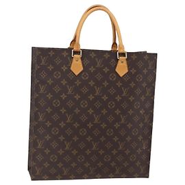 LOUIS VUITTON Borsa Sac Plat Monogram M51140 LV Auth 150436 Monogramma