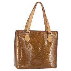 LOUIS VUITTON Handtasche Houston Monogram Vernis Bronze M91122 LV Auth SW1772 Bronze