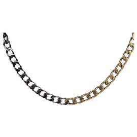 Colar de corrente GIVENCHY metal tom dourado Auth am9774 Outro