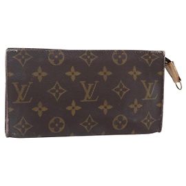LOUIS VUITTON Monogram Bucket GM Accessory Pouch LV Auth 154011 Monogram