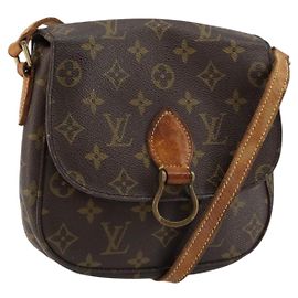 LOUIS VUITTON Bolsa de Ombro Monogram Saint Cloud MM M51243 LV Auth yk19803 Monograma