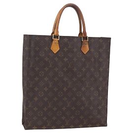 LOUIS VUITTON Bolsa Sac Plat Monogram M51140 LV Auth 154801 Monograma