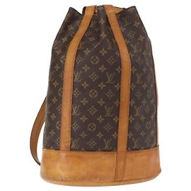 LOUIS VUITTON Bolsa de Ombro Monogram Randonnee GM M42244 LV Auth 154793 Monograma