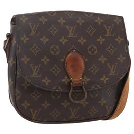 LOUIS VUITTON Bolsa de Ombro Monogram Saint Cloud GM M51242 LV Auth 154774 Monograma