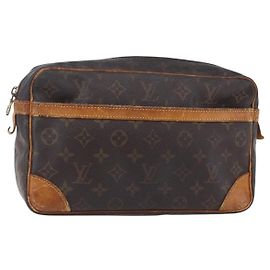 LOUIS VUITTON Clutch Compiegne 28 Monogram M51845 LV Auth ar13794 Monograma